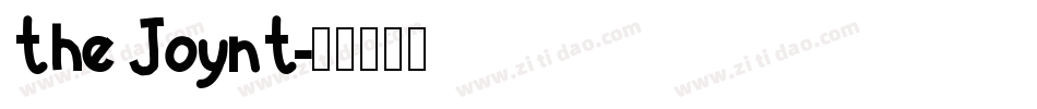 the Joynt字体转换